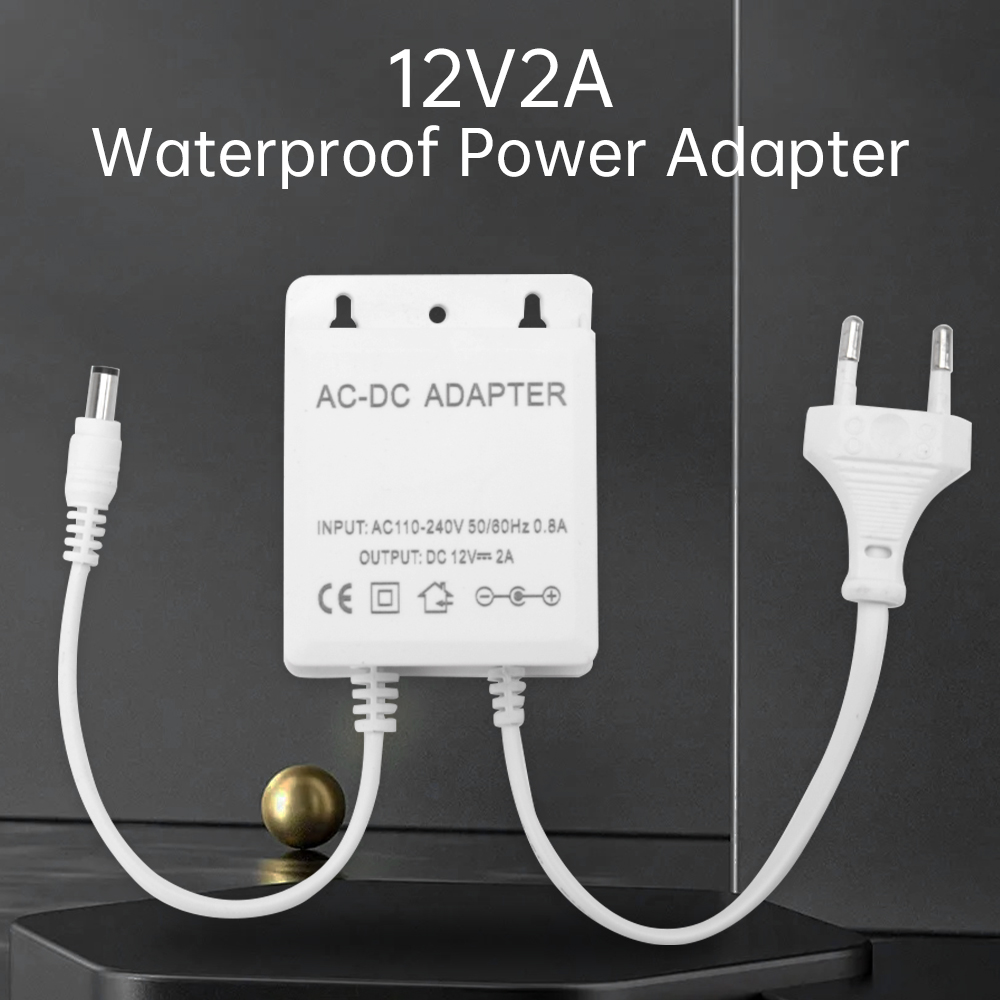 Outdoor Power Wash - DC12V 2A EU Plug Adapter Security