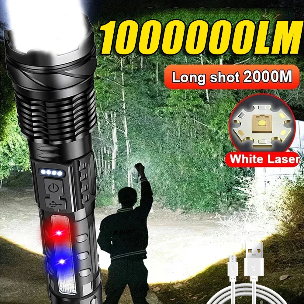 Outdoor Power For Camping - Powerful LED Flashlight Rechargeable Camping Light