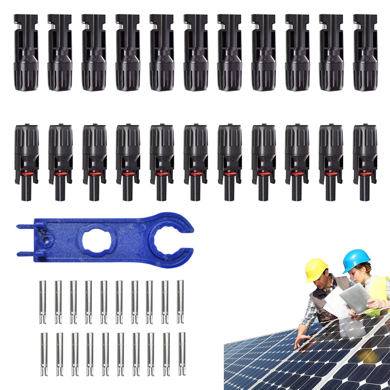 Outdoor Power Board - 10Pair MC4 Photovoltaic Solar Connectors Efficiency