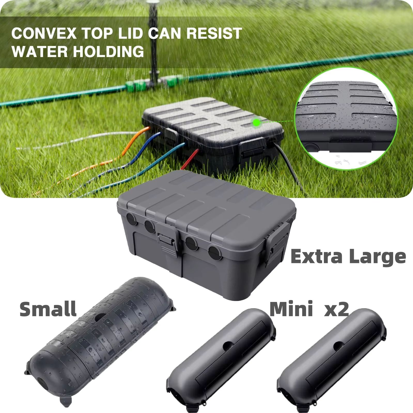 Extension Cord Outdoor - Large Weatherproof Outdoor Electrical Box Cable