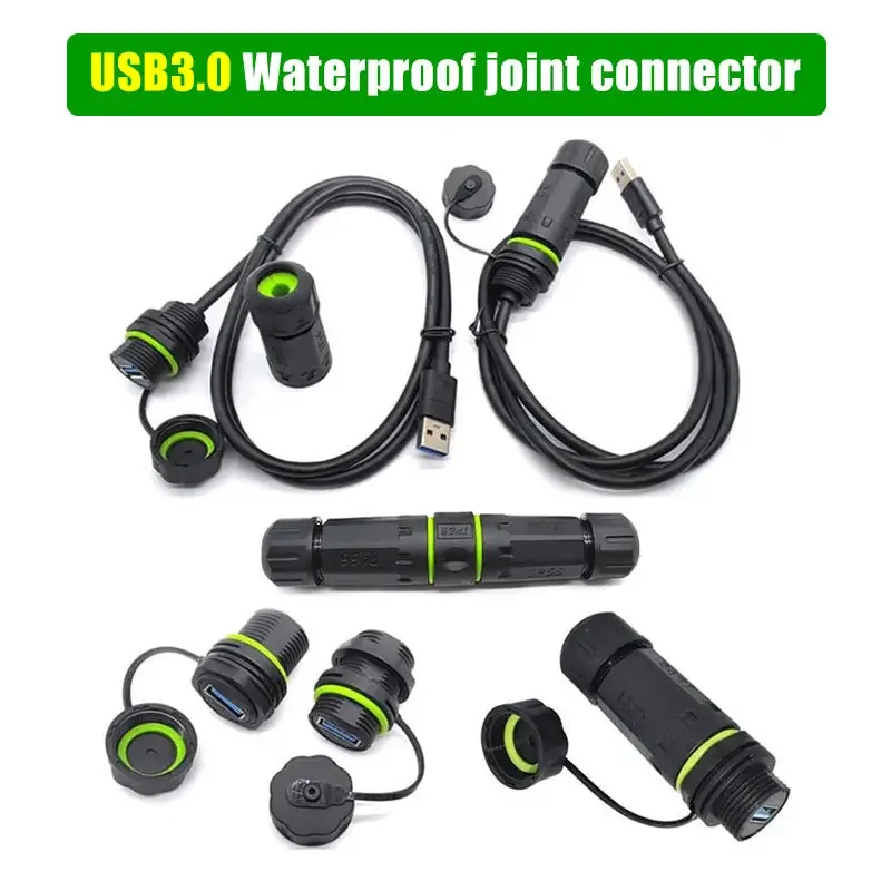 Extension Cord Outdoor - IP68 USB 3.0 Panel Type Plug