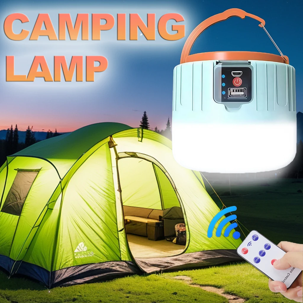 Outdoor Power Works - Solar Camping Lantern Rechargeable LED Portable