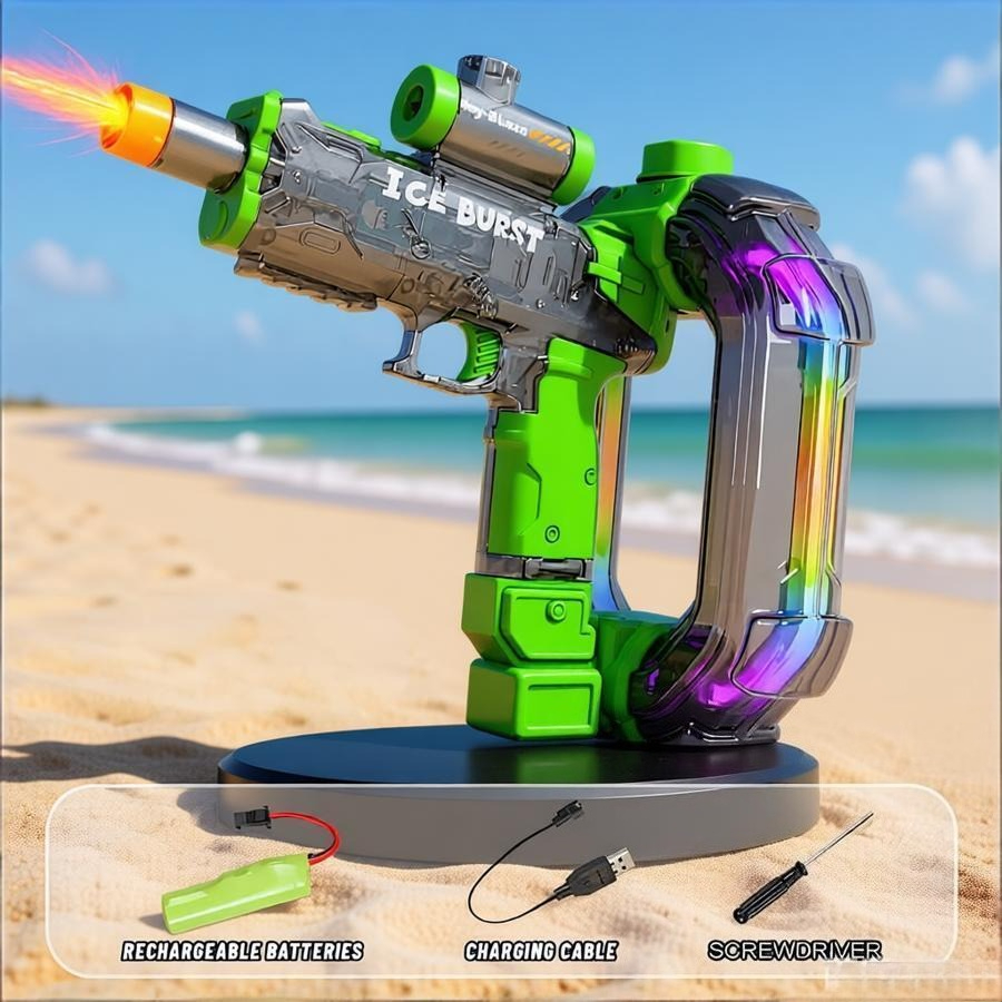 Outdoor Power Wash - LED Ring-shaped Electric Water Guns Children