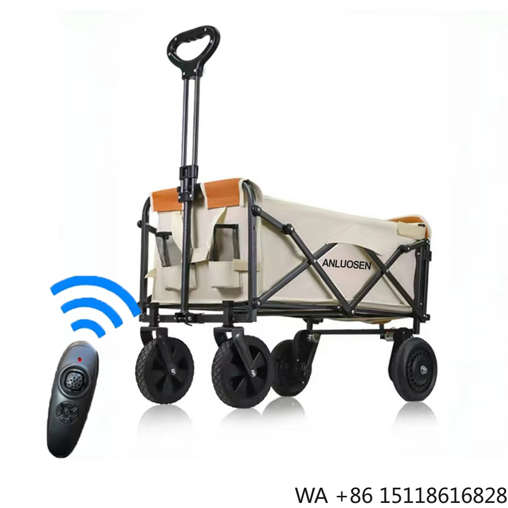 Outdoor Power For Camping - Electric Camping Wagon Cart Foldable 2000mAh