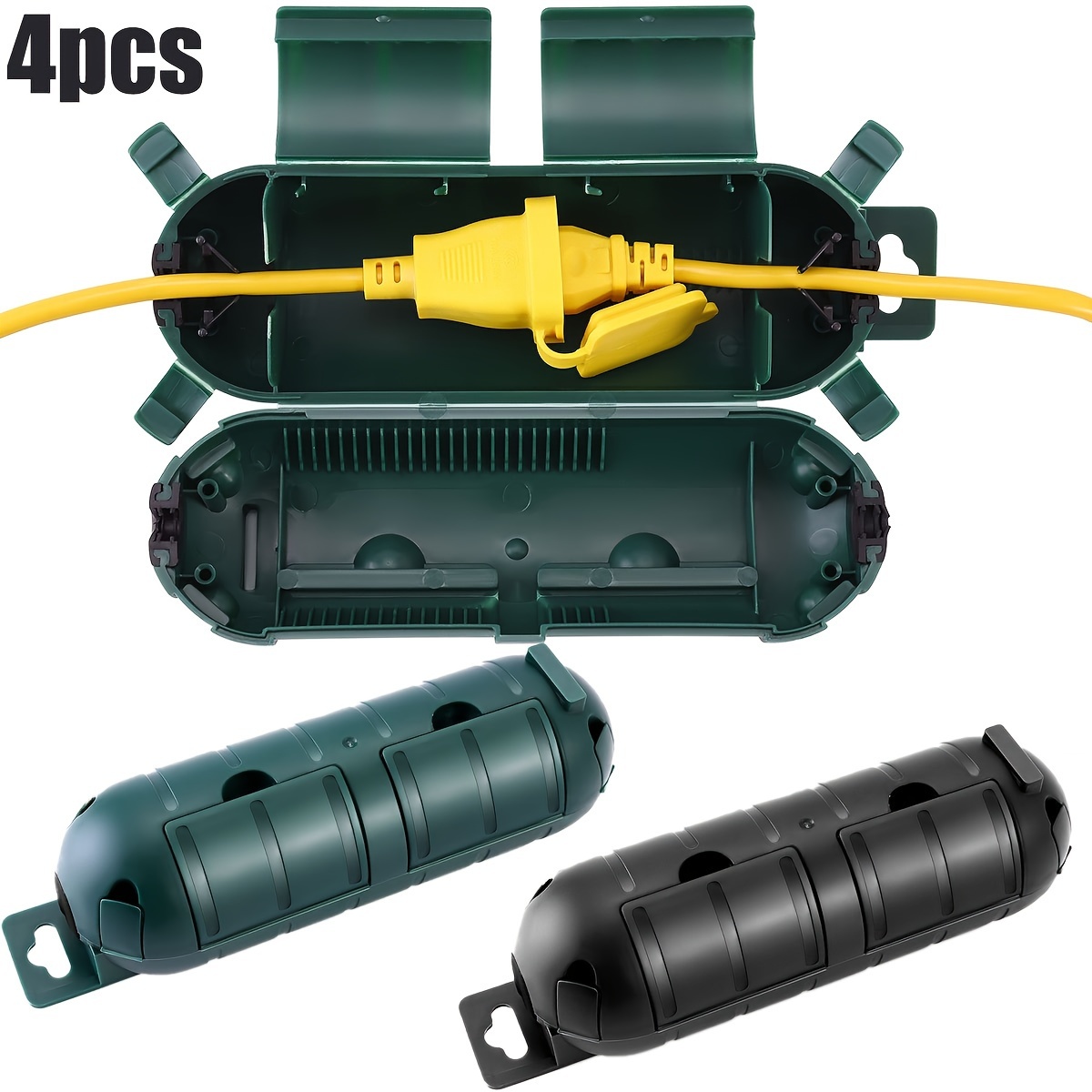 Extension Cord Outdoor - 4pcs Outdoor Extension Cord Safety Cover