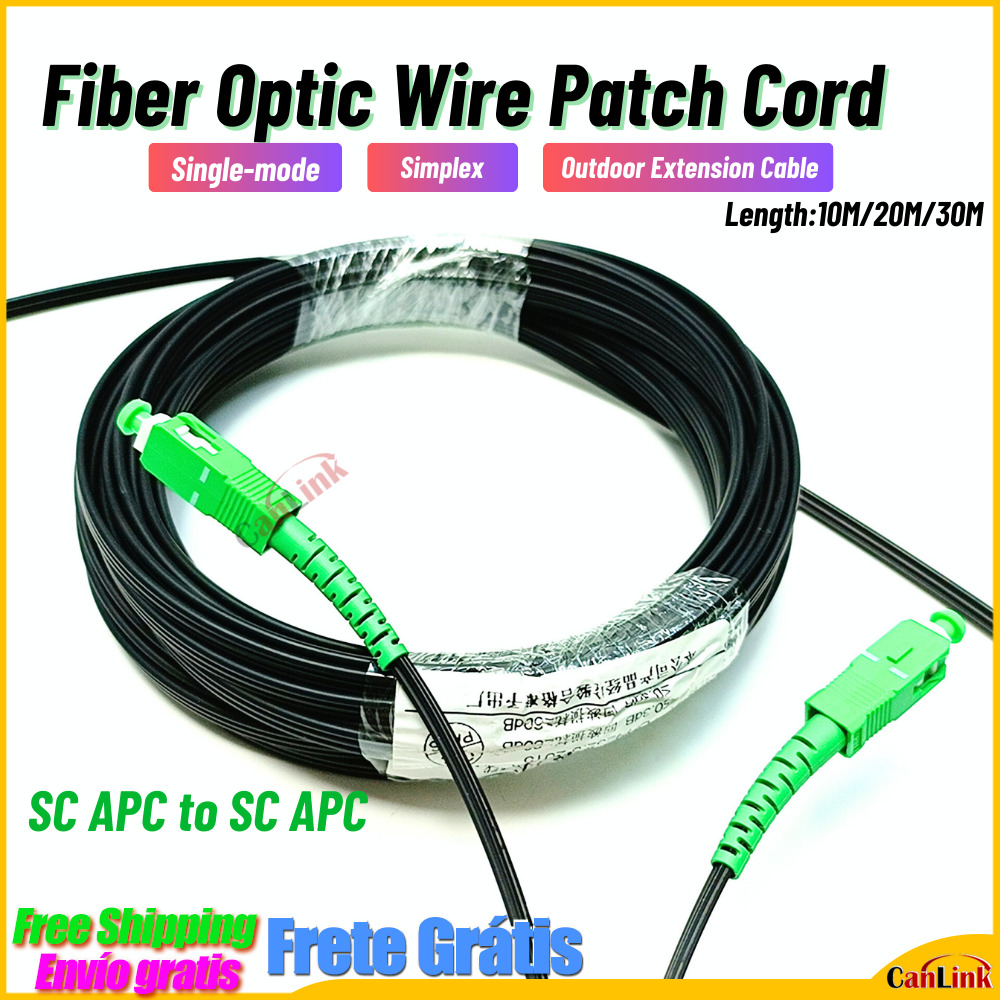 Extension Cord Outdoor - Fiber Optic Wire To APC SC