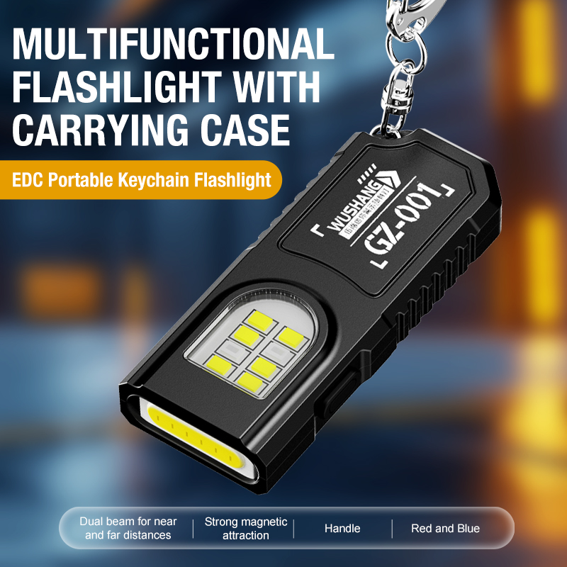 Outdoor Power Works - Portable Keychain LED COB Flashlight USB