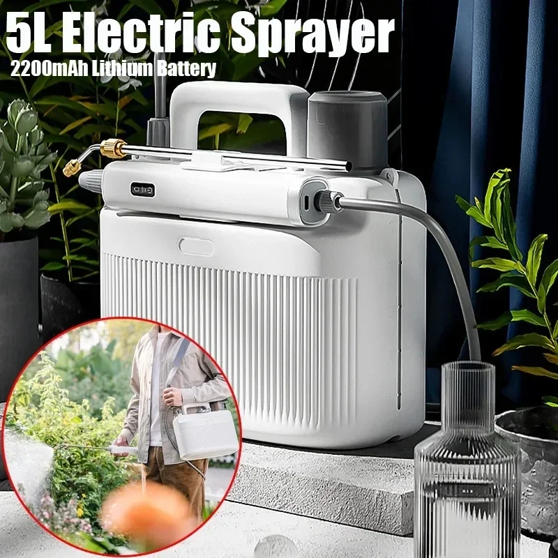 Electric Sprayer Backpack - 5L Garden Electric Sprayer Pesticide Spray