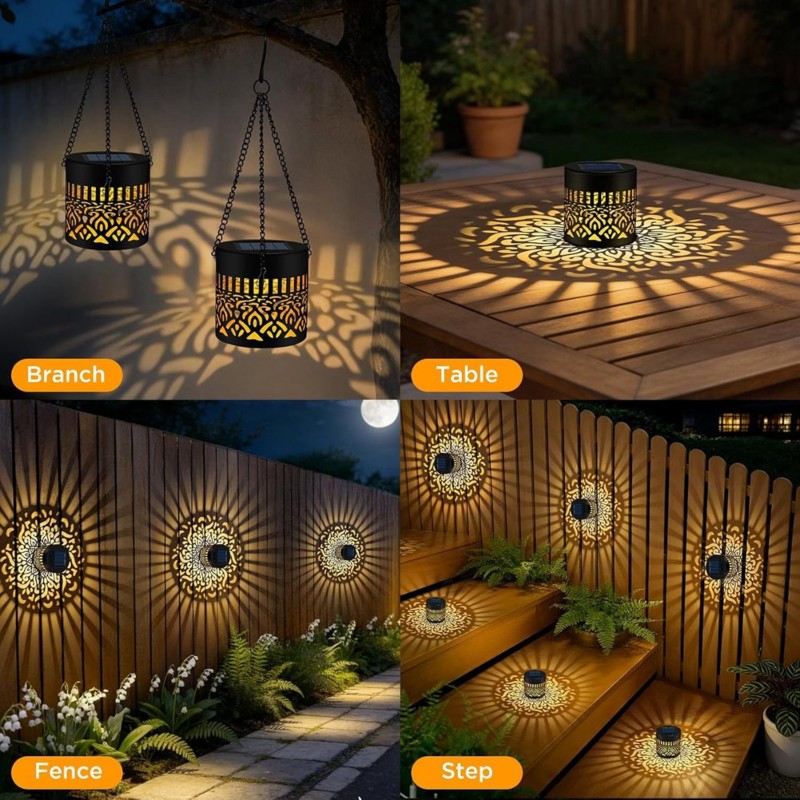 Outdoor Power Deals - 【Big deal】Solar Fence Lights Outdoor, Solar
