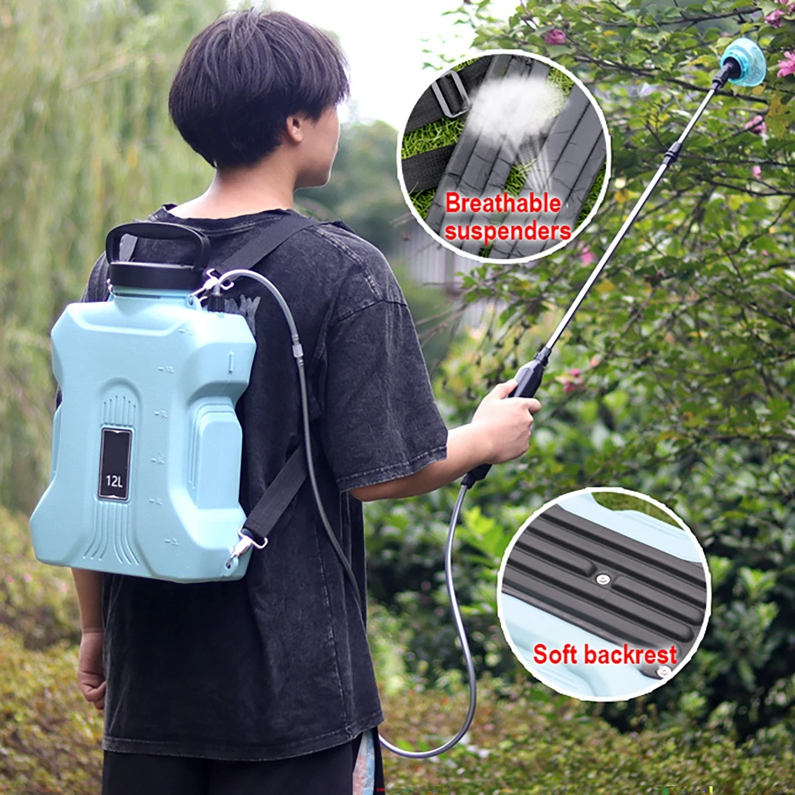High Quality 12L Electric Spra - огляд і ціна Electric Sprayer Backpack