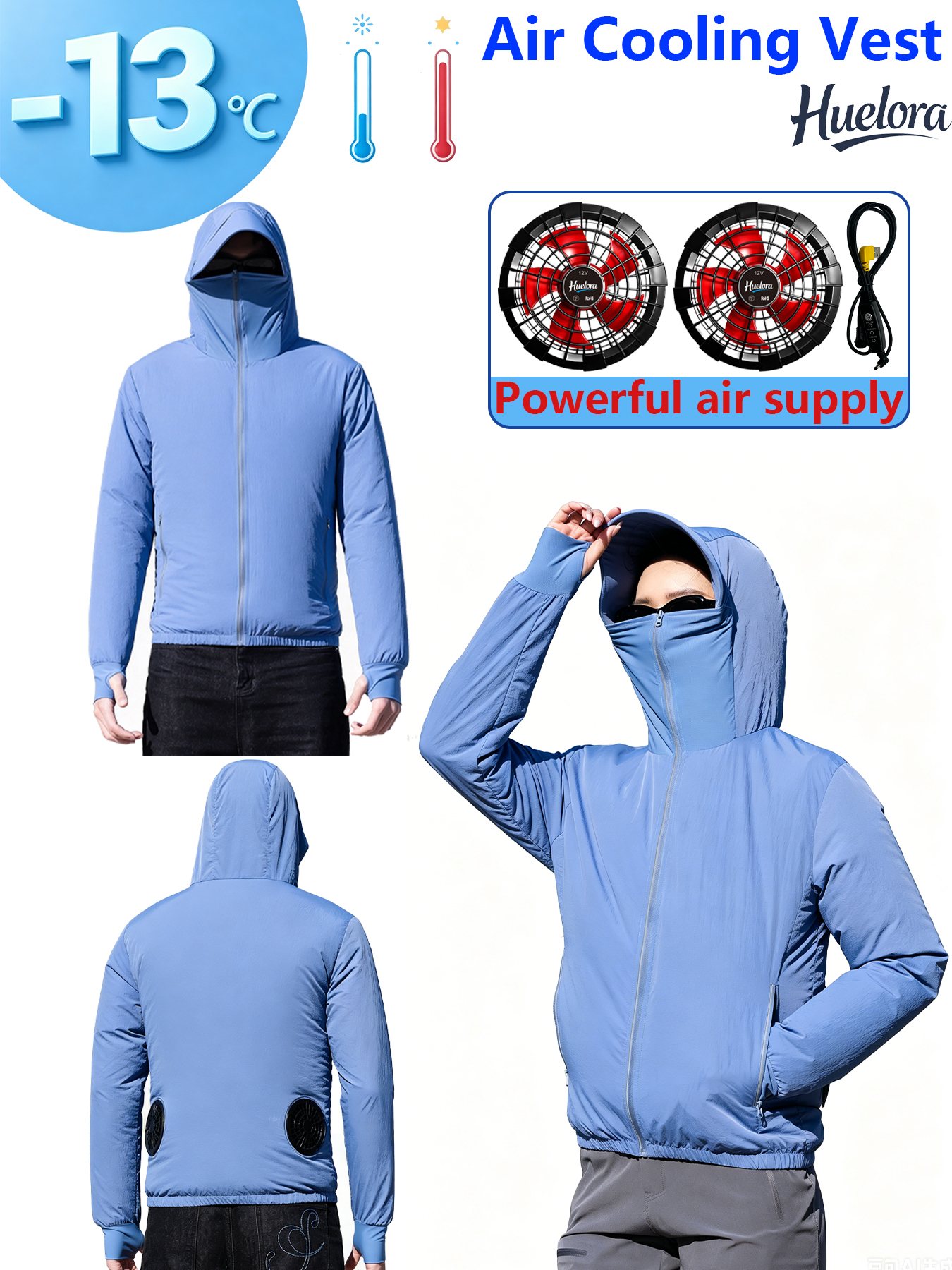 12V 3-Speed Hooded Air Cooling - огляд і ціна Outdoor Power Works
