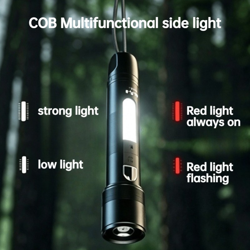 Multi Functional LED Flashligh - огляд і ціна Outdoor Power For Camping