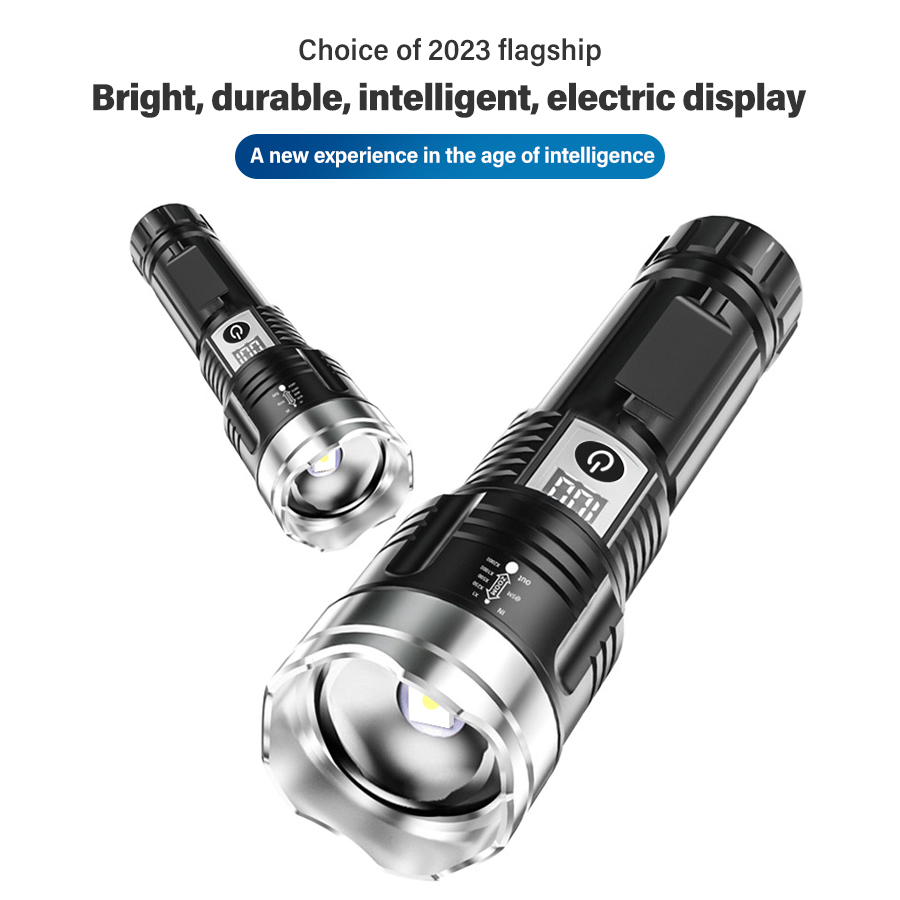 High Power 200000LM LED Flashl - огляд і ціна Outdoor Power For Camping
