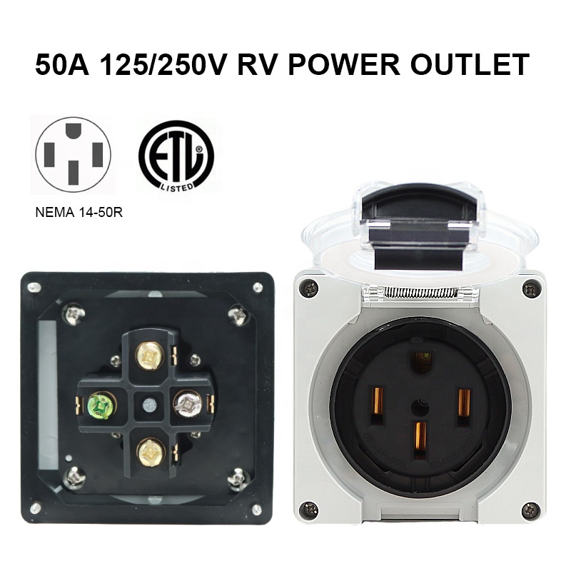 50 Amp Generator RV Power Inle - огляд і ціна Outdoor Power Receptacle