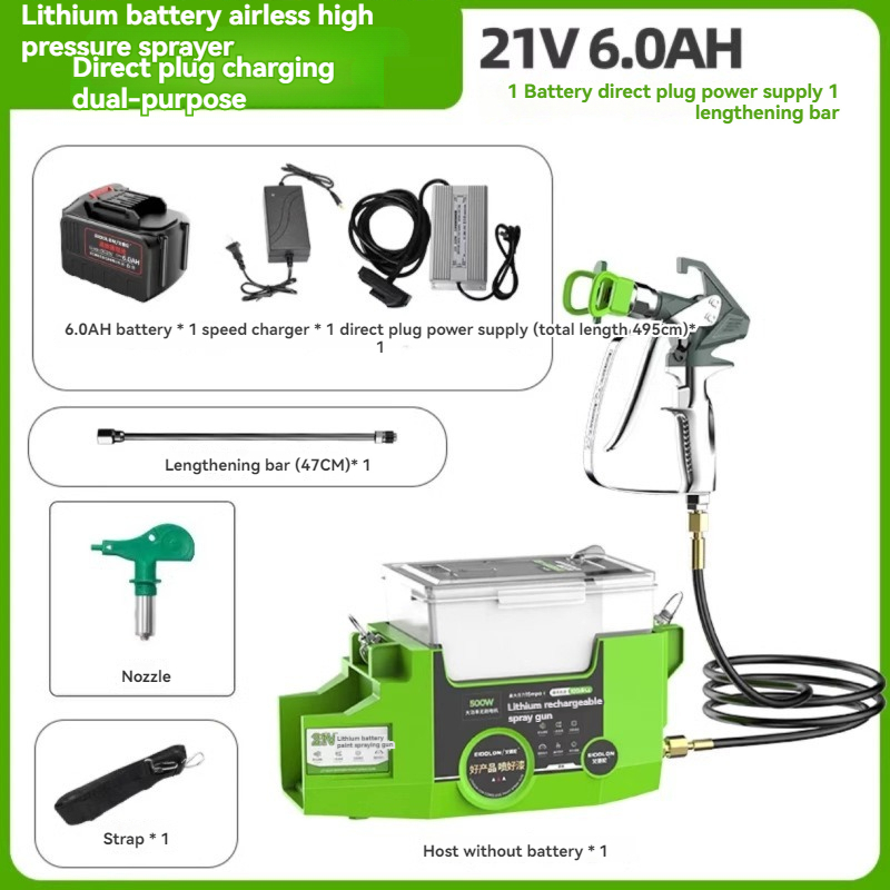Portable Airless Sprayer Lithi - огляд і ціна Electric Sprayer Backpack
