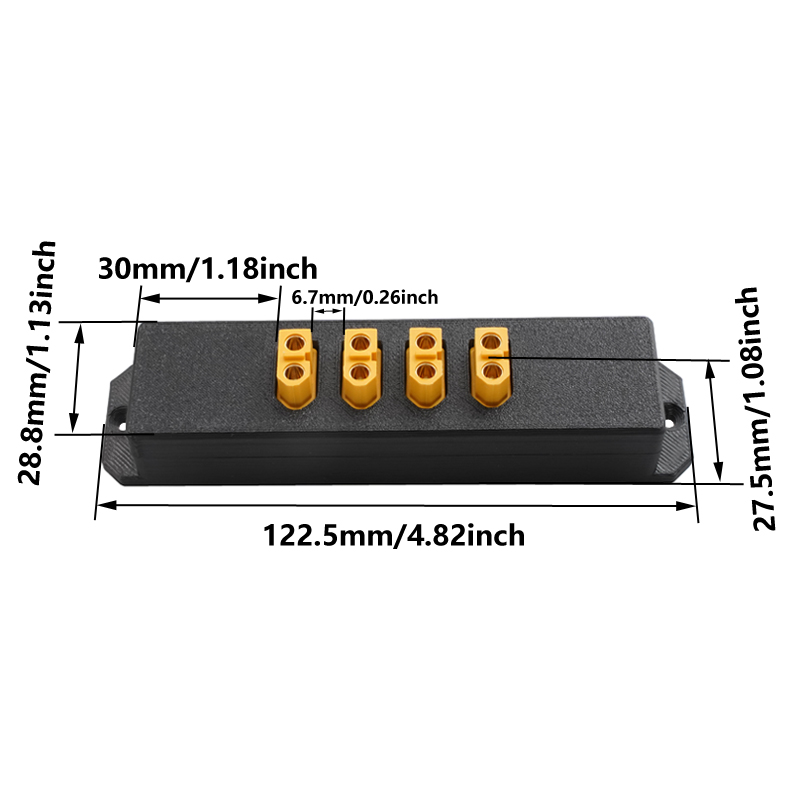 1PCS 4-Channel XT60 Power Dist - огляд і ціна Outdoor Power Board