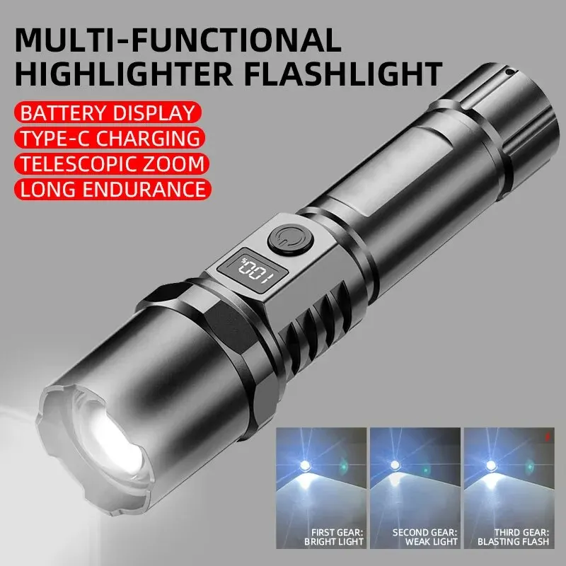 Powerful Led Handheld Flashlig - огляд і ціна Outdoor Power For Camping