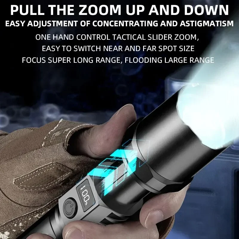 Powerful Led Handheld Flashlig - огляд і ціна Outdoor Power For Camping