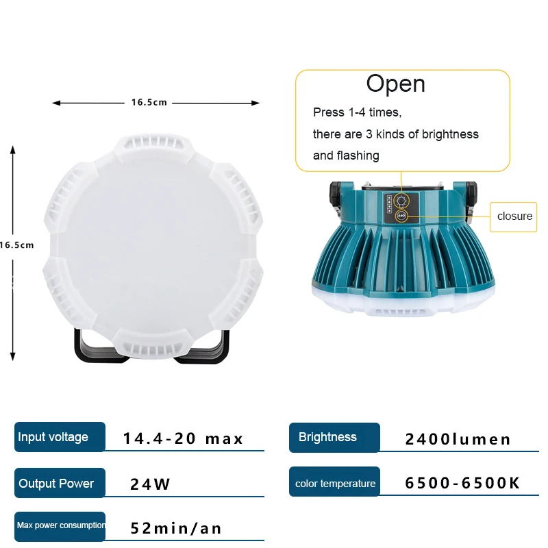 24W Portable LED Warning Light - огляд і ціна Outdoor Power Solutions