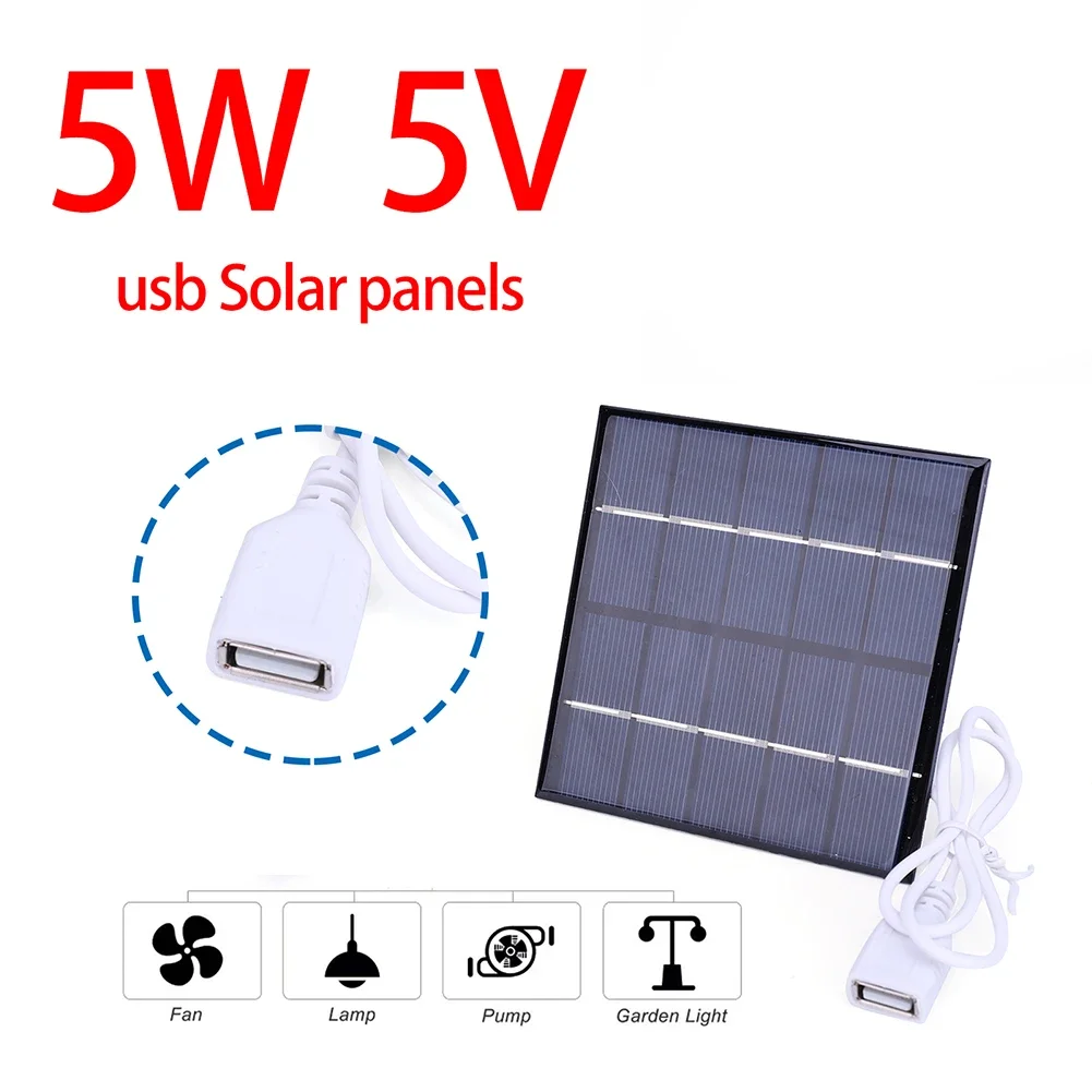 5W 5V Solar Panel Solar Batter - огляд і ціна Outdoor Power Board