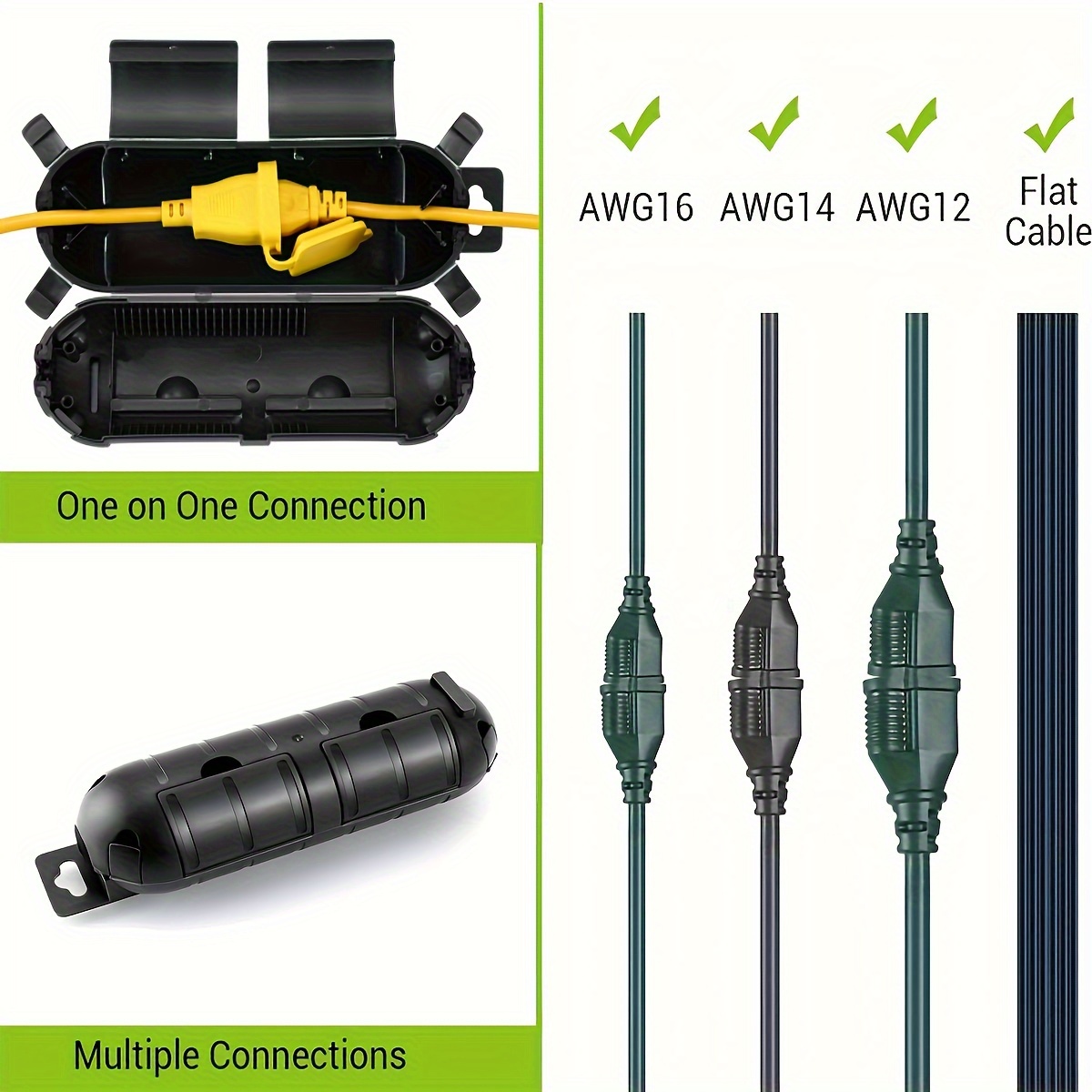 Extension Cord Plug Connection - огляд і ціна Extension Cord Outdoor