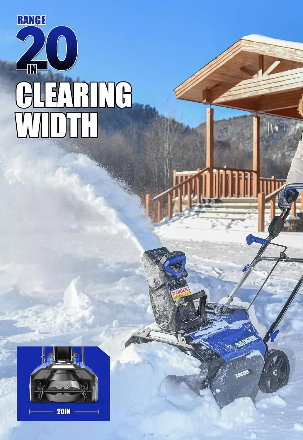 BestsellerCordless Snow Blower - огляд і ціна Snow Blower Single