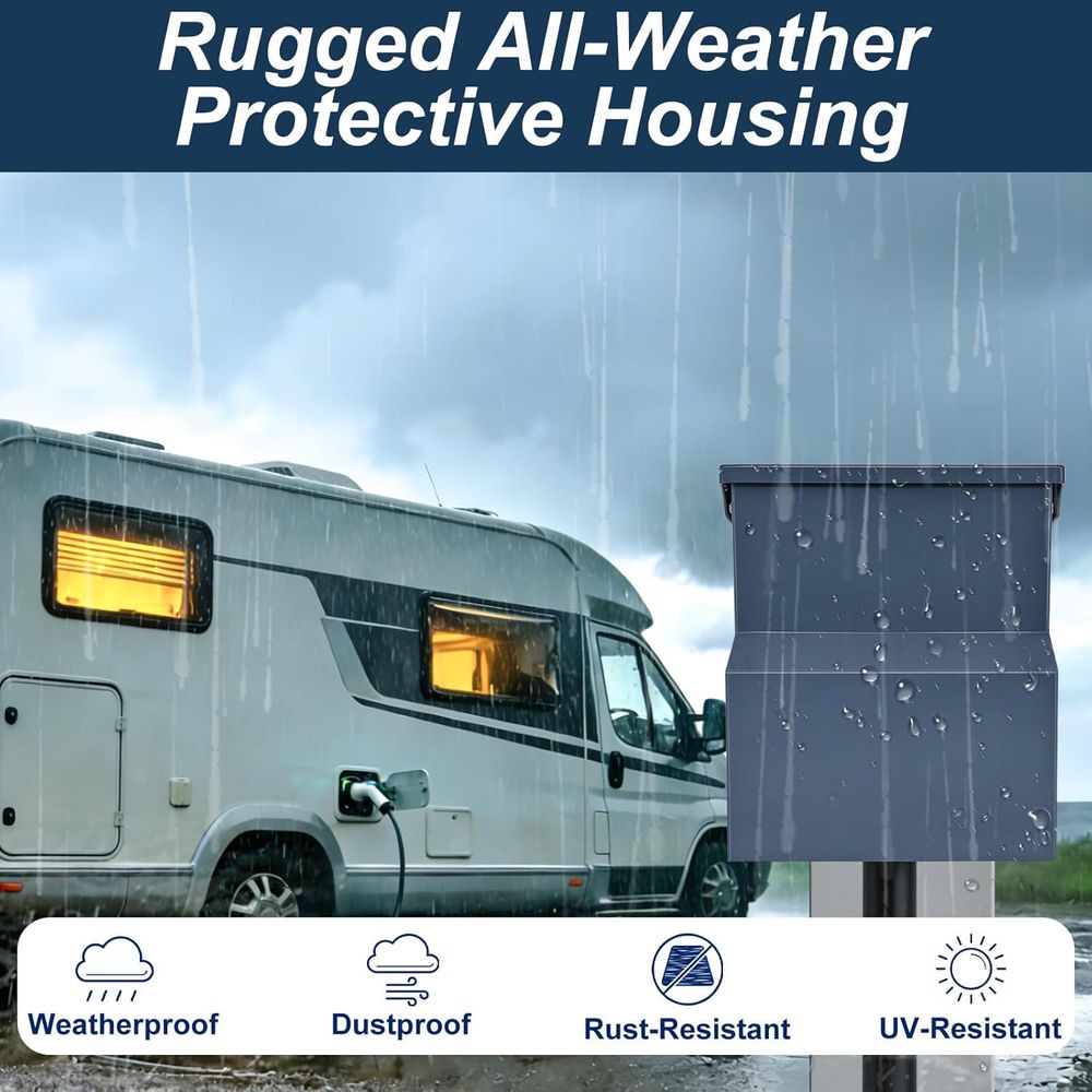 RV Electrical Panel with Break - огляд і ціна Outdoor Power Receptacle