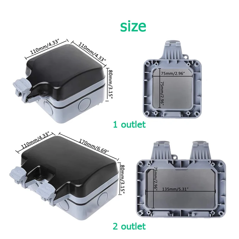 EU KR Outdoor Wall Waterproof  - огляд і ціна Outdoor Power Solutions