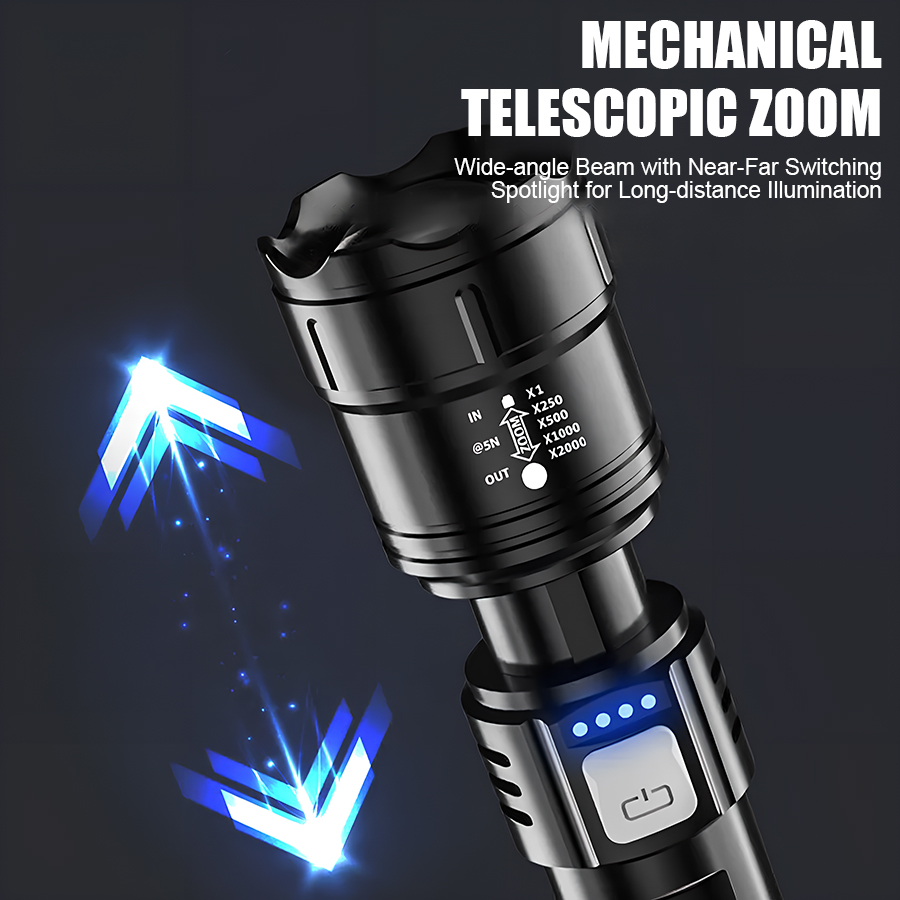 High Power P50 LED Flashlight  - огляд і ціна Outdoor Power For Camping
