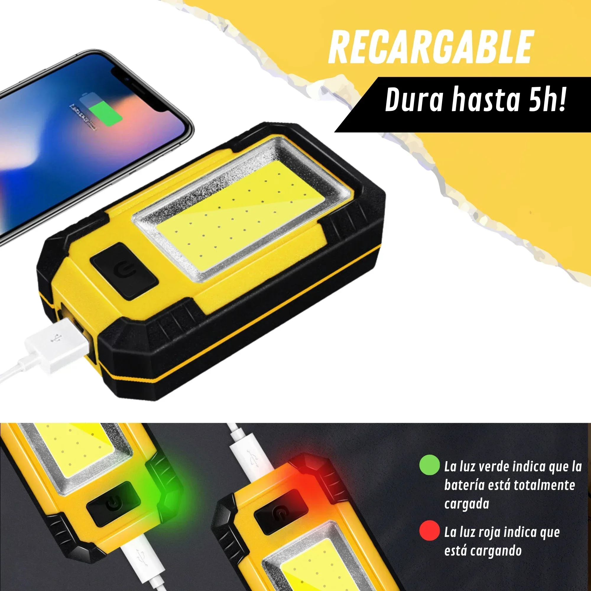 4000MaH Rechargeable Work Ligh - огляд і ціна Outdoor Power Works