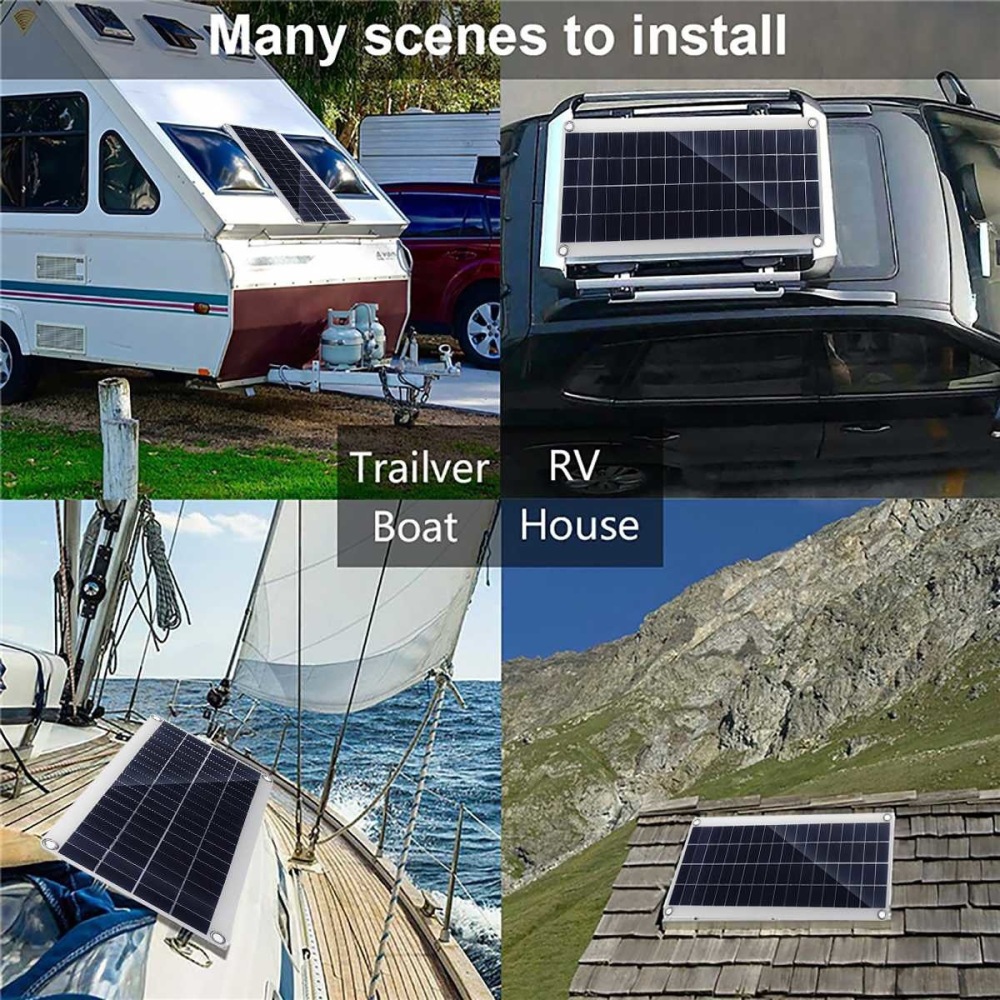 10W Solar Panel System For RV  - огляд і ціна Outdoor Power Kit