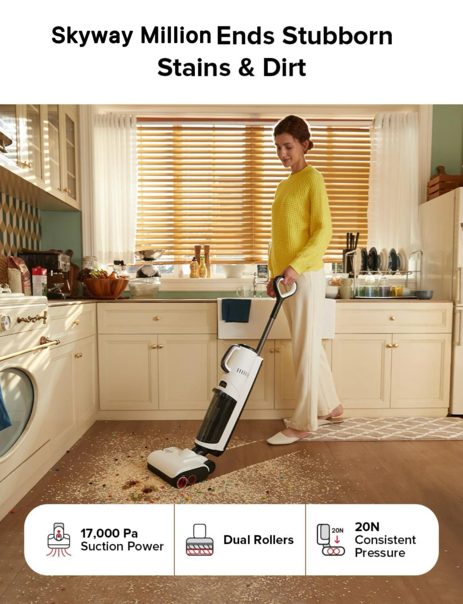 5-in-1 Powerful 17000Pa One St - огляд і ціна Outdoor Power Mop