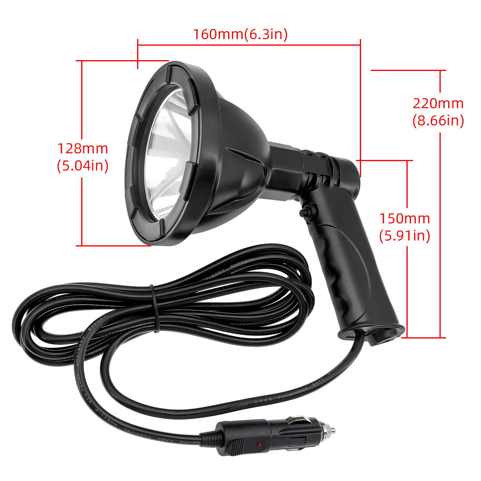 100W 4inch High Power Handheld - огляд і ціна Outdoor Power Works