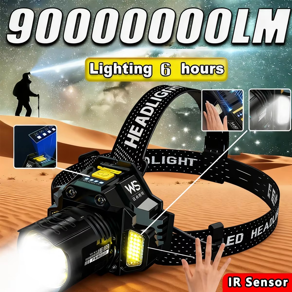 Rechargeable Powerful LED Head - огляд і ціна Outdoor Power Works
