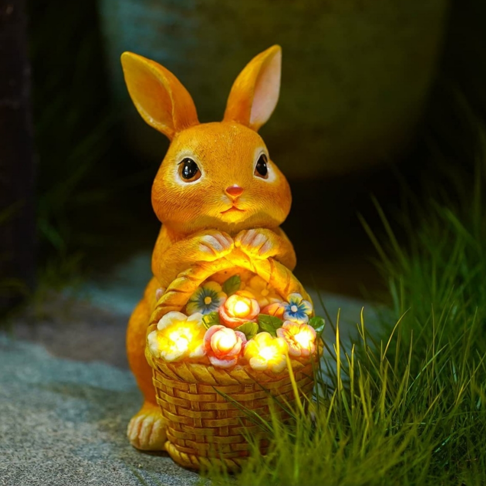 Solar Powered Rabbit Garden St - огляд і ціна Outdoor Power Deals