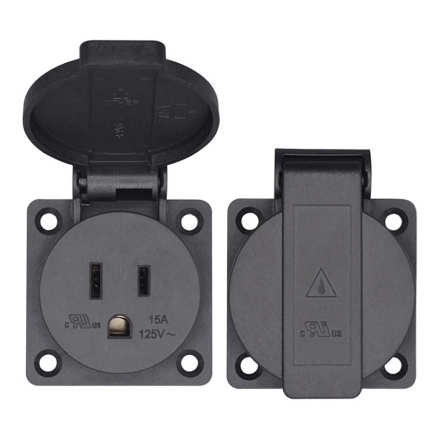 1PCS Universal 15A 20A America - огляд і ціна Outdoor Power Receptacle