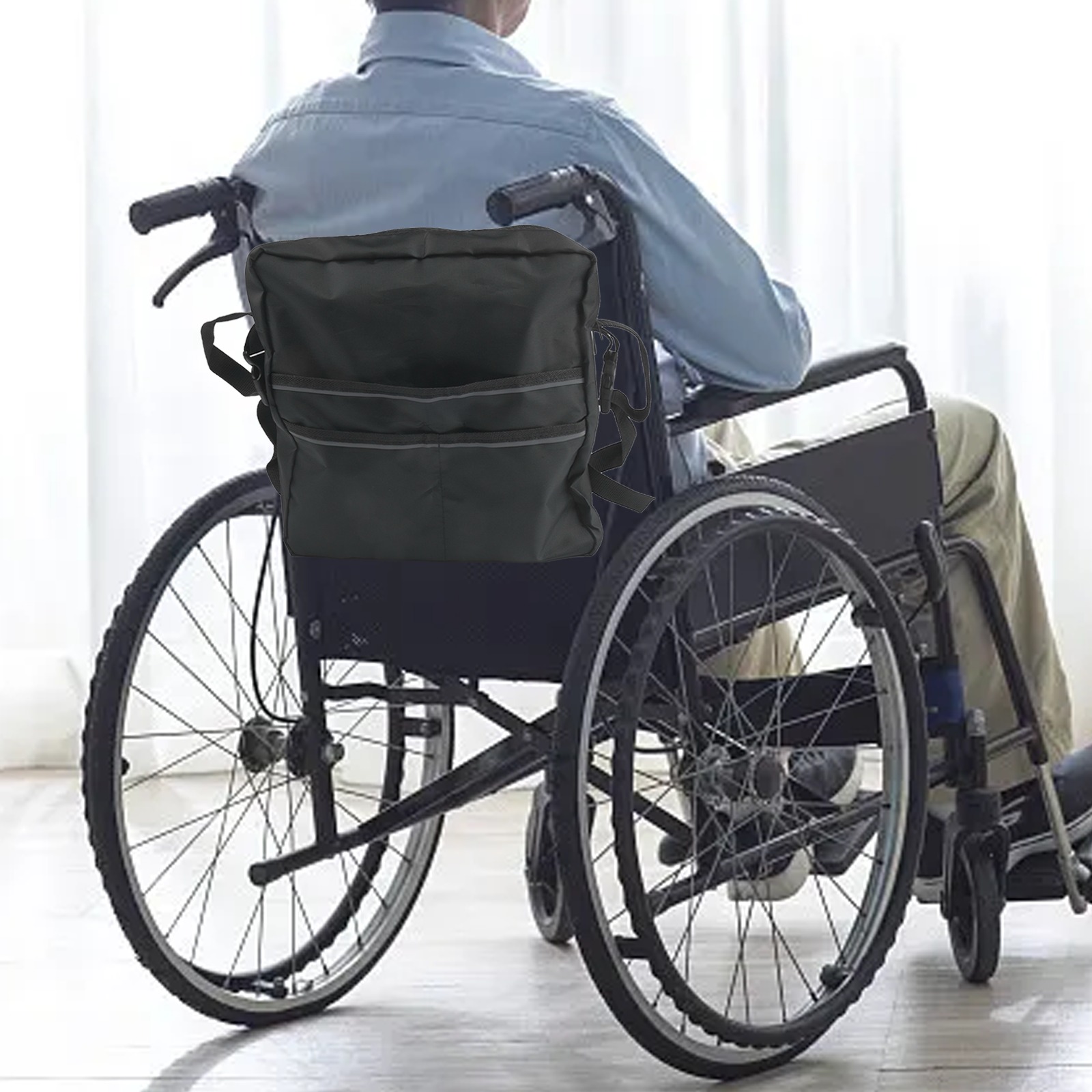 Black Mobility Seat Back Bag F - огляд і ціна Outdoor Power Wheelchair